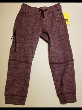 all in motion Kids Burgundy Heather Jogger Sweatpants
